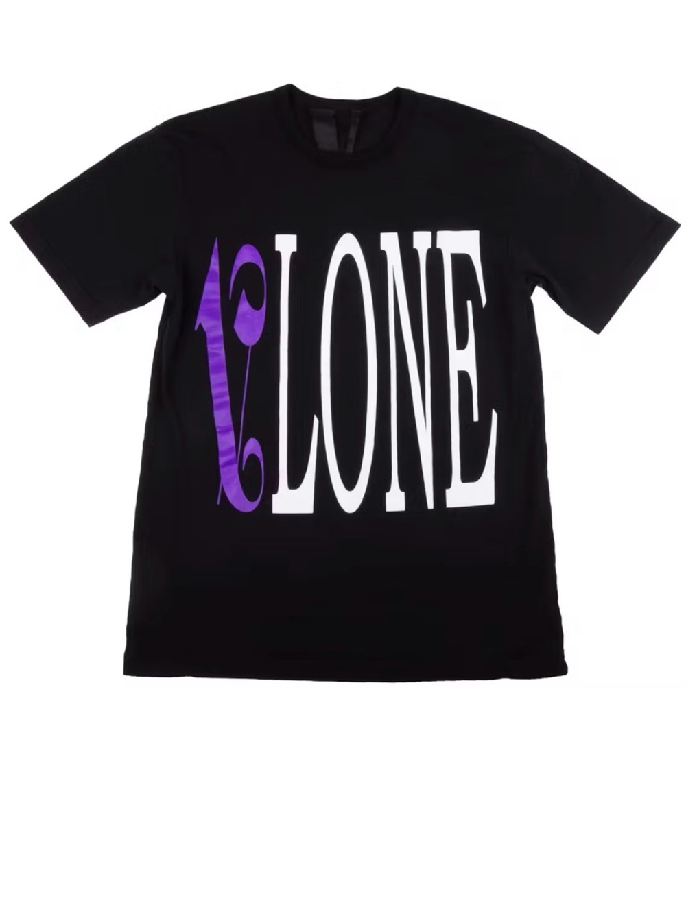 Palm Angels “VLONE” Style T-Shirt – Black/Purple